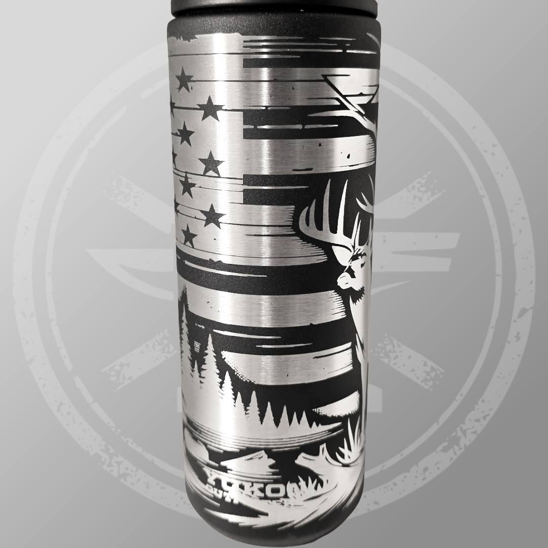 24oz Yukon Sport Bottle w/ Chug Cap - USA RIVER BUCK