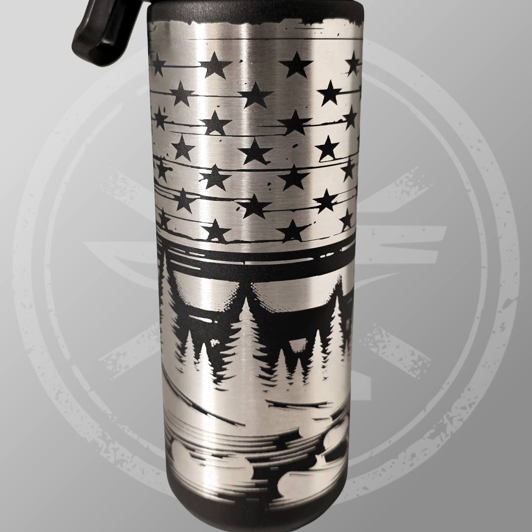 24oz Yukon Sport Bottle w/ Chug Cap - USA RIVER BUCK